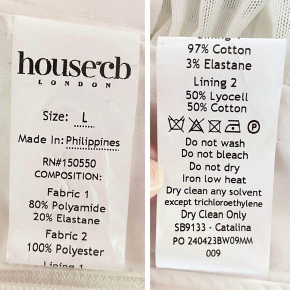 NEW House of CB Catalina Top White Large - Picture 17 of 17